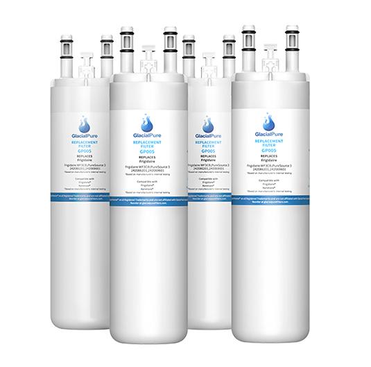 GlacialPure Filter AP4567491 for Frigidaire WF3CB, PureSource3 (4-Pack)