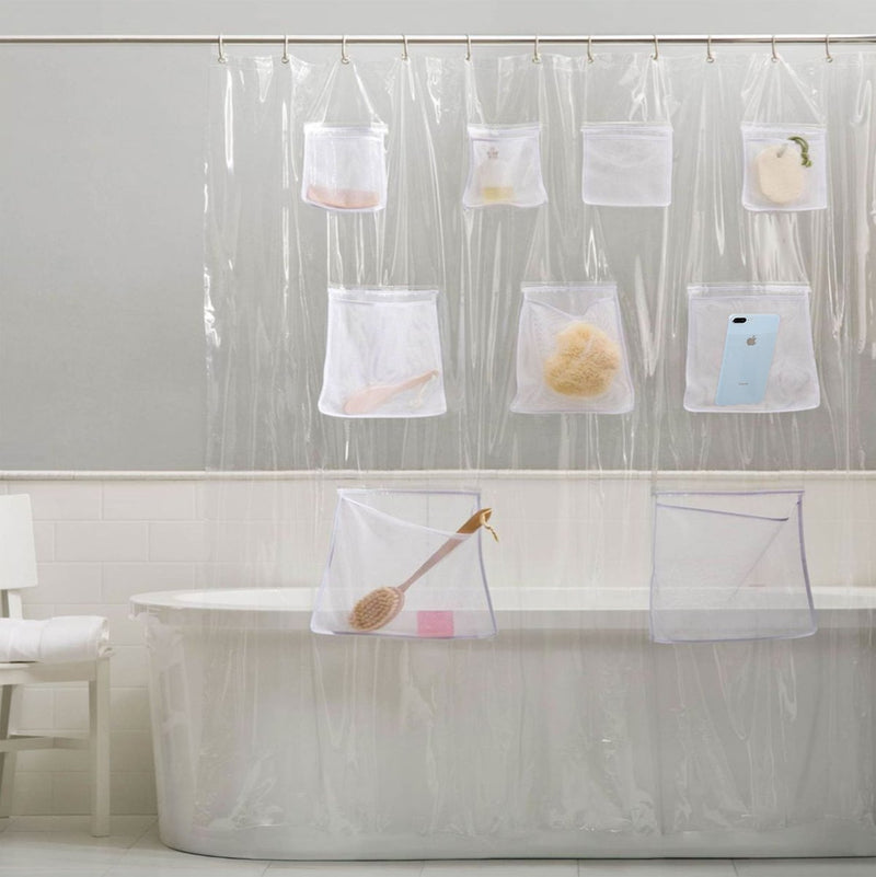 Bath Organizer Shower Curtain