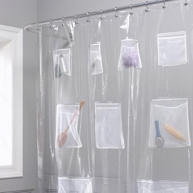Bath Organizer Shower Curtain