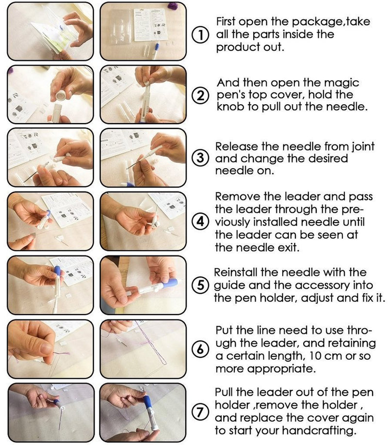 DIY Embroidery Pen Set: Easily Turn Your Ideas into Beauty