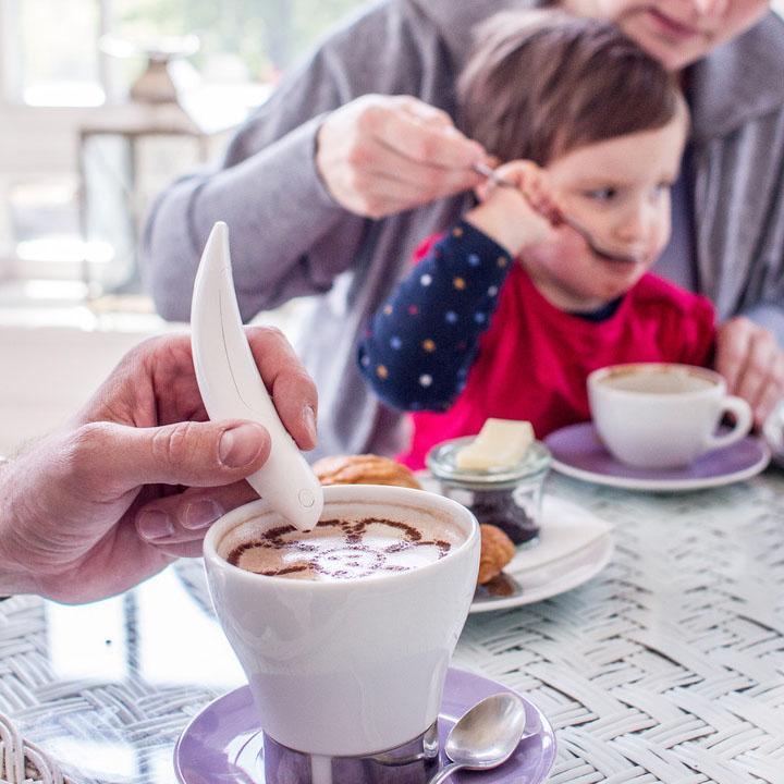 Electric Spice Pen For Latte &amp; Food Art