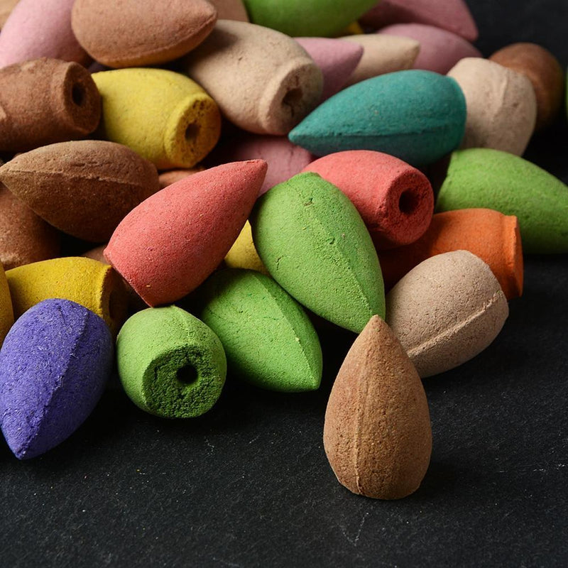Mesmerizing Backflow Incense Cones (100 Assorted Pieces)