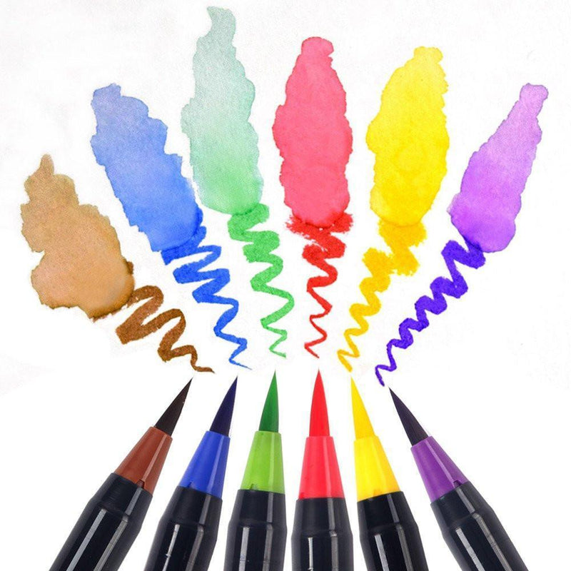 Watercolor Markers: Premium Quality with 20 Different Colors